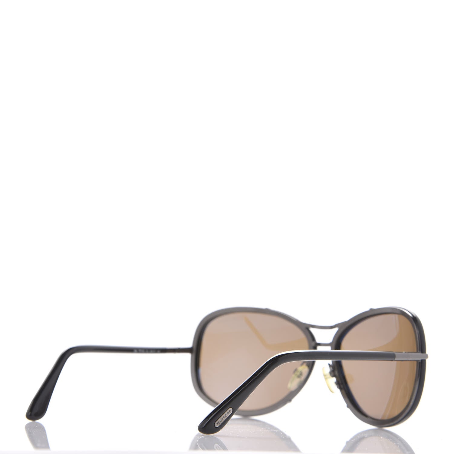 Tom Ford Elle Aviator Sunglasses TF135 Black 4 of 6