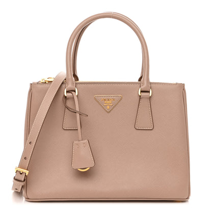 Prada Saffiano Lux Small Galleria Double Zip Tote Cipria 1 of 9