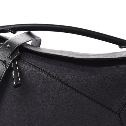Loewe Calfskin Medium Puzzle Bag Midnight Blue Black 10 of 10