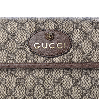 Gucci GG Supreme Monogram Neo Vintage Web Belt Bag Brown 8 of 10