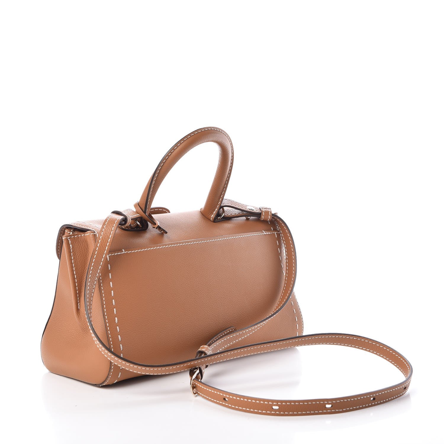 Delvaux Rodeo Calfskin Surprique Mini Brillant East West Satchel Vegetal 3 of 6