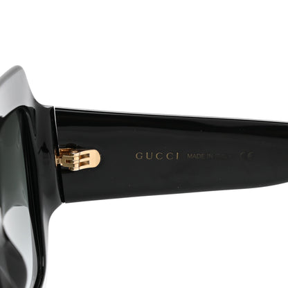 Gucci Acetate Square Frame Sunglasses GG0053S Black 5 of 8