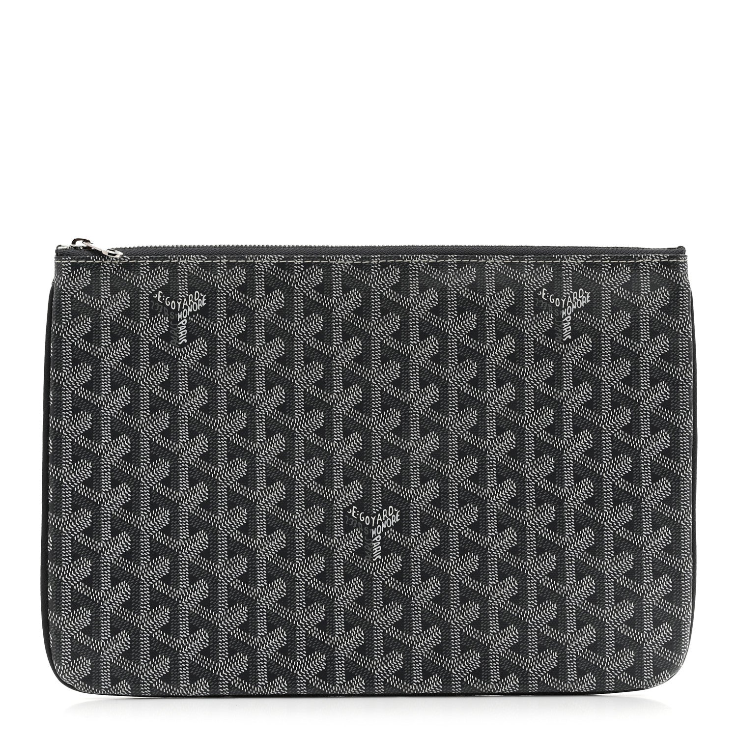 Goyard Goyardine Senat Pochette MM Grey 1 of 7