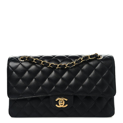 Chanel Caviar Quilted Medium Double Flap Black 1 of 11