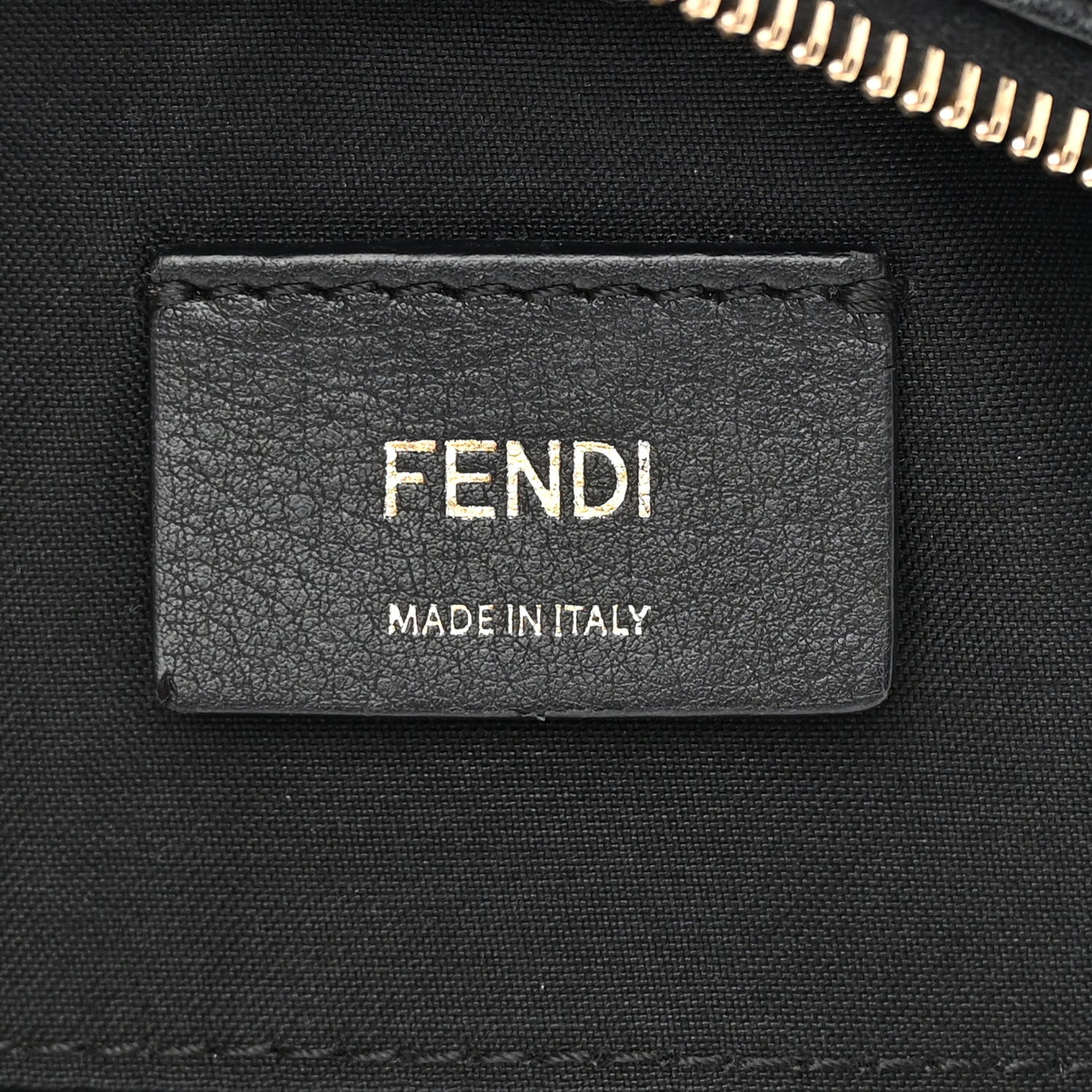 Fendi Vitello Century F is Fendi Bi-Color FF 1974 Embossed Camera Case Maya Black 6 of 15
