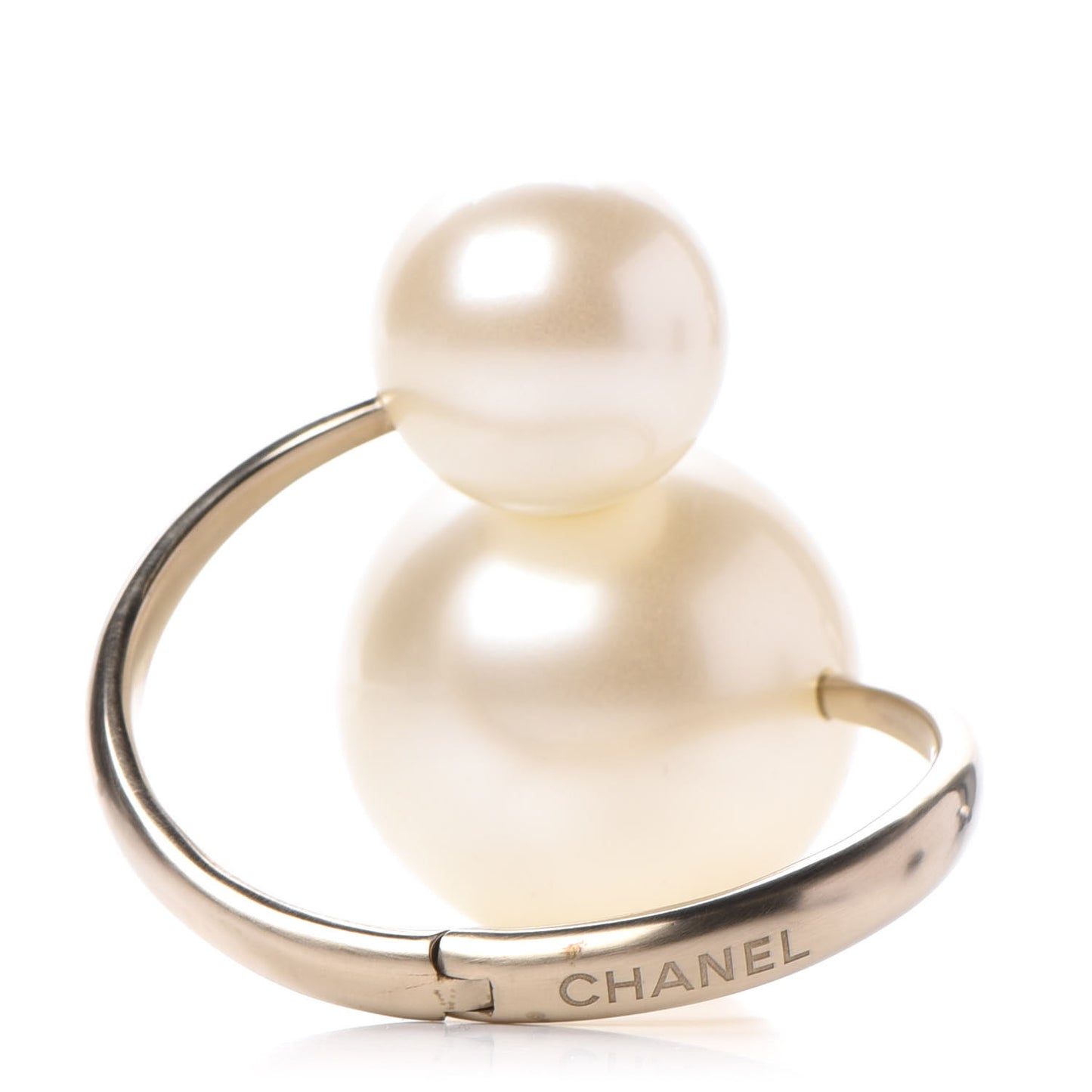 Double Pearl Cuff Gold