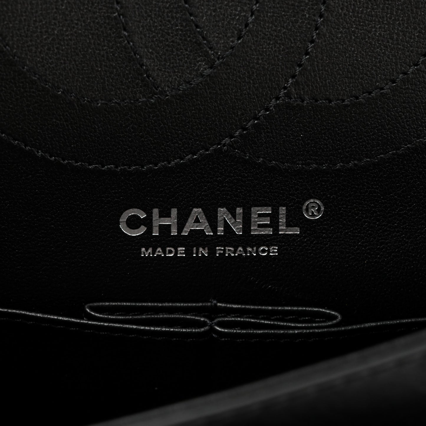 Patent Calfskin Quilted 2.55 Reissue 225 Flap So Black