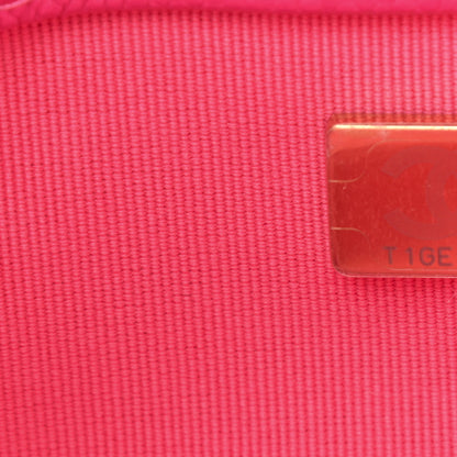 Chanel Shiny Caviar Quilted Small Chain Melody Flap Dark Pink 6 of 10