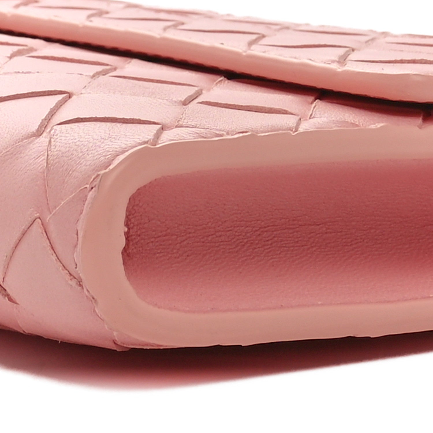 Bottega Veneta Nappa Intrecciato Long Andiamo Top Handle Clutch Rose 11 of 11