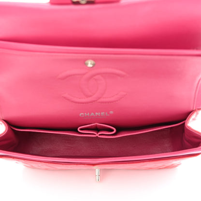 Chanel Patent Quilted Medium Double Flap Pink 5 of 16