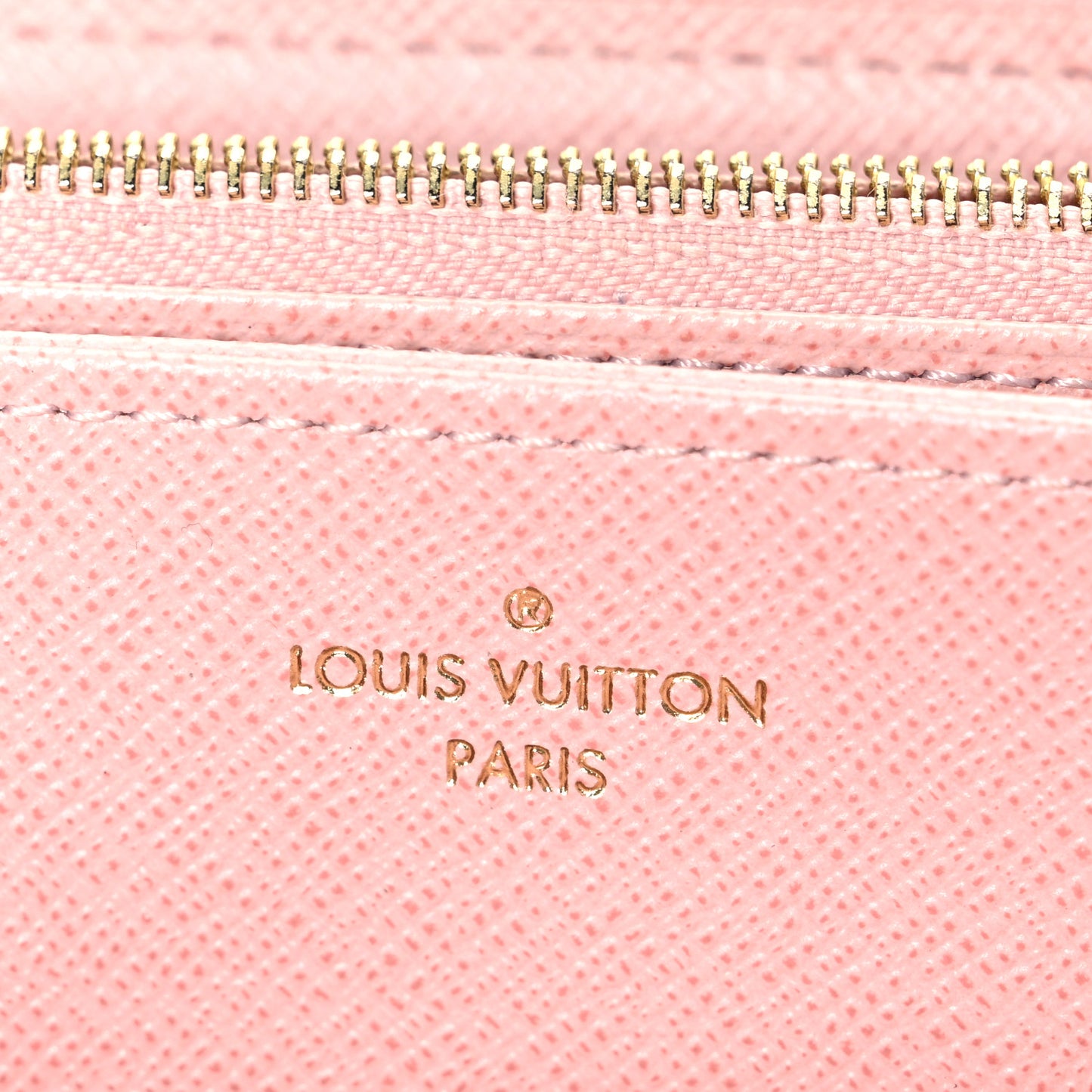 Damier Azur Zippy Wallet Rose Ballerine
