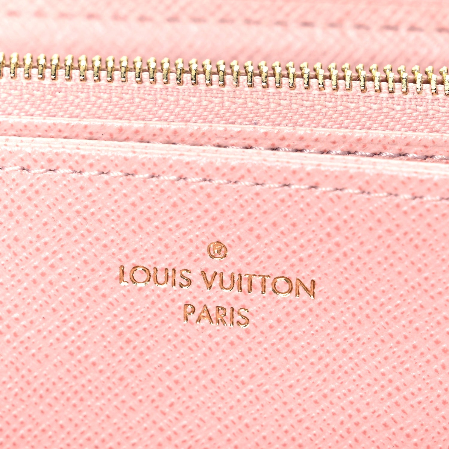 Louis Vuitton Damier Azur Zippy Wallet Rose Ballerine 6 of 7