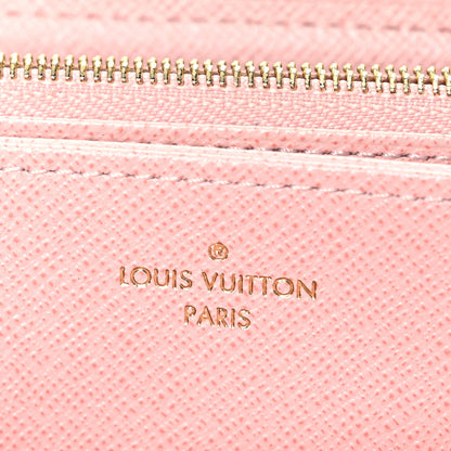 Louis Vuitton Damier Azur Zippy Wallet Rose Ballerine 6 of 7