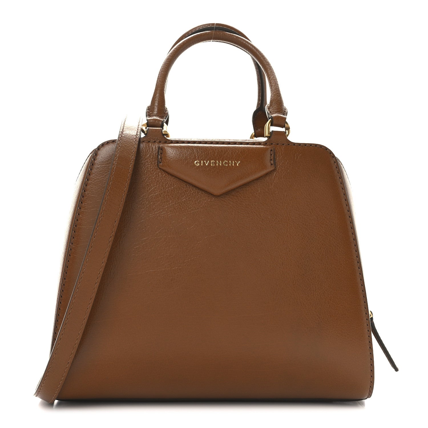 Givenchy Tumbled Buffalo Mini Antigona Cube Bag Soft Tan 1 of 9