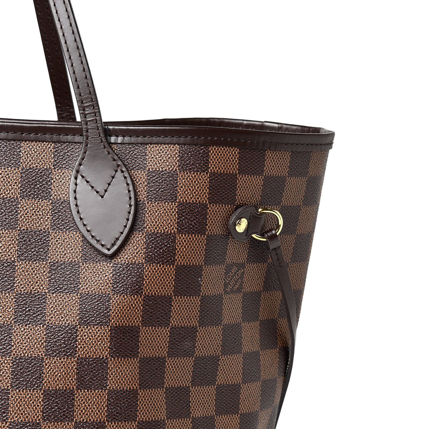Damier Ebene Neo Neverfull MM Rose Ballerine