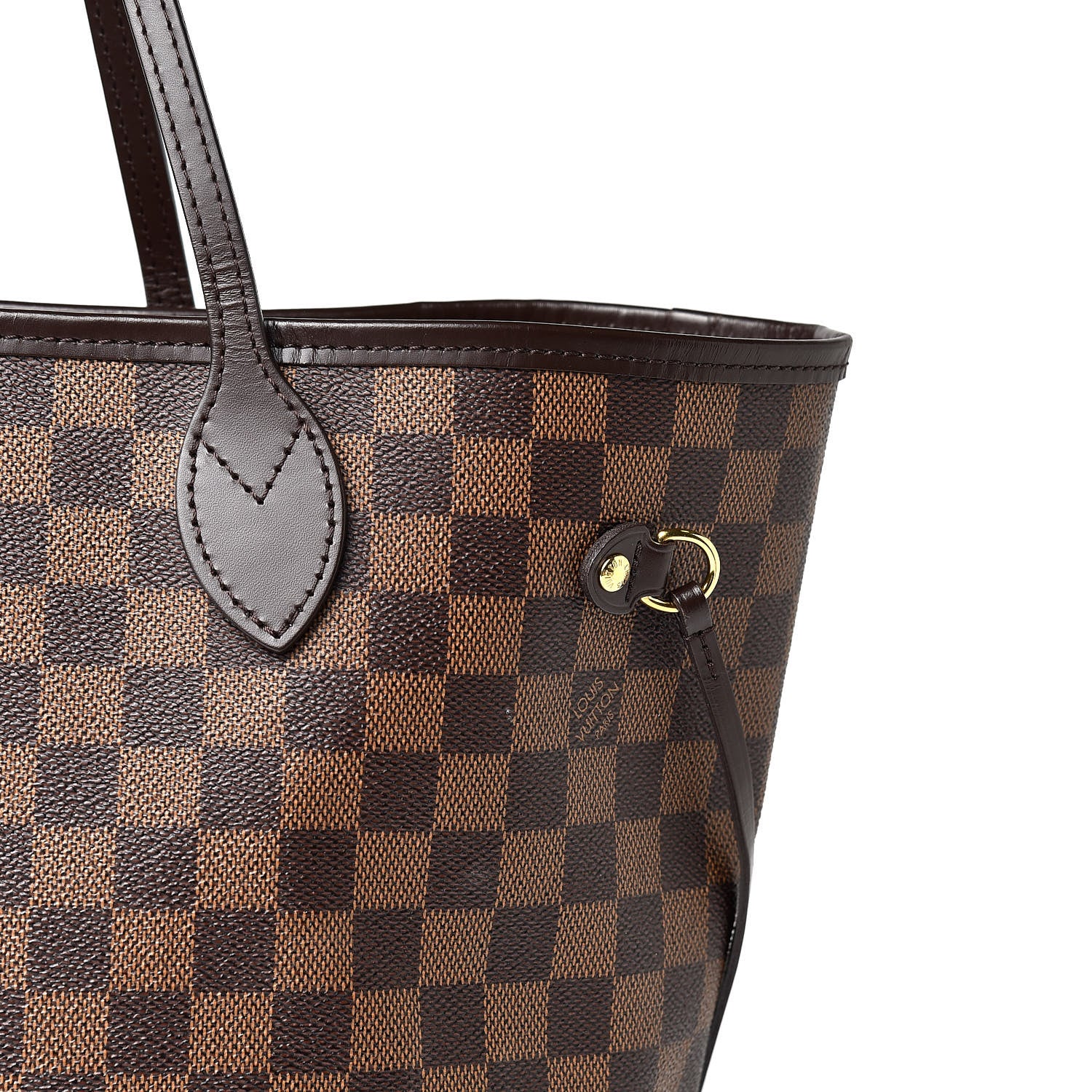 Louis Vuitton Damier Ebene Neo Neverfull MM Rose Ballerine 16 of 16