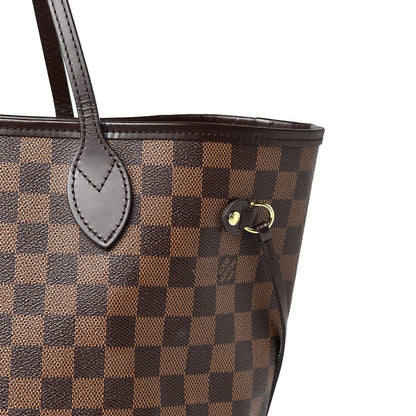 Louis Vuitton Damier Ebene Neo Neverfull MM Rose Ballerine 16 of 16