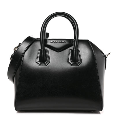 Givenchy Shiny Lord Calfskin Mini Antigona Black 1 of 8