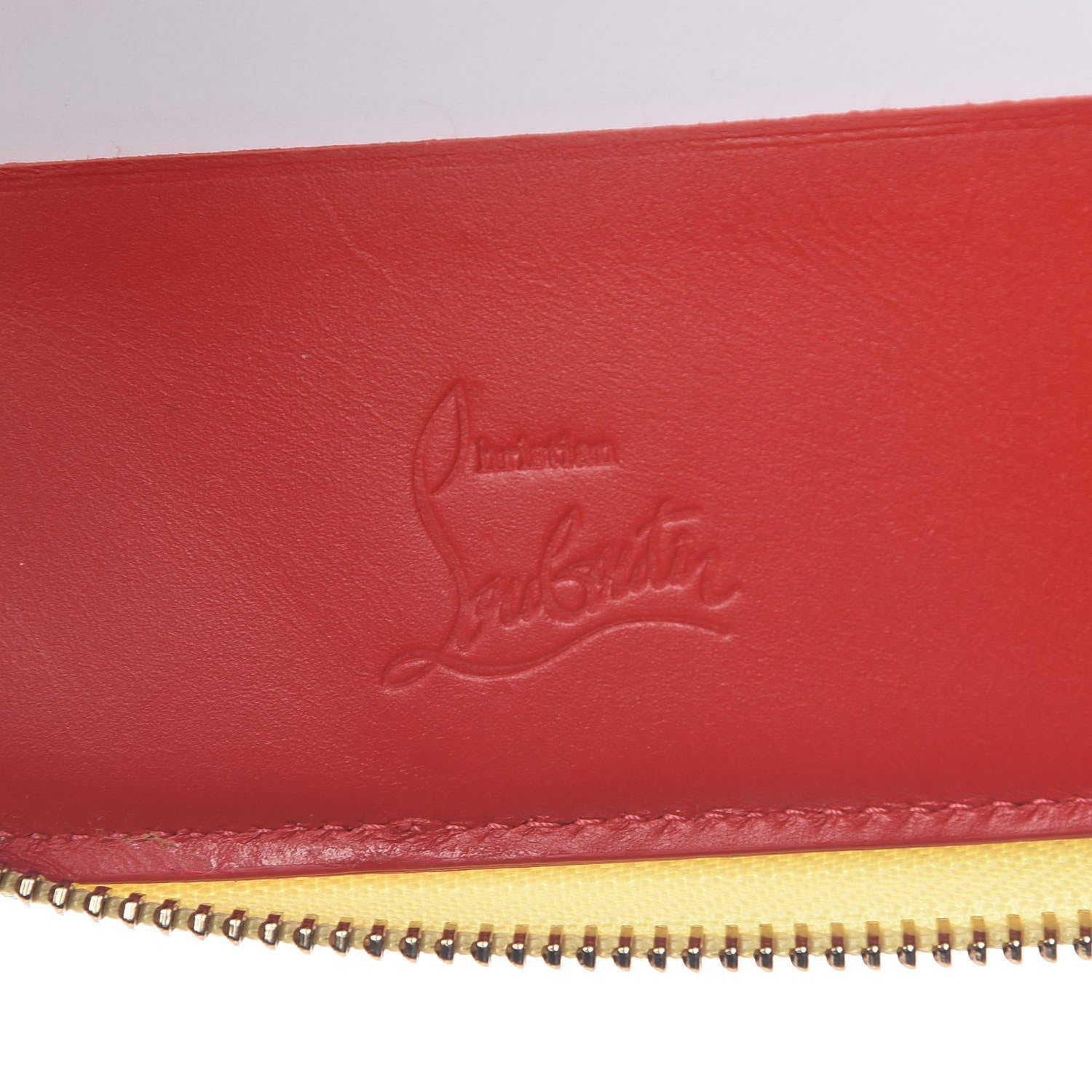 Christian Louboutin Calfskin Spiked Wristlet Multicolor 6 of 6