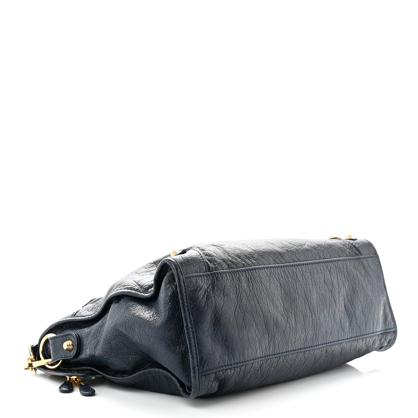 Agneau Giant 12 Gold Hardware City Bleu Obscur