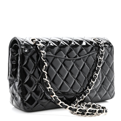 Chanel Patent Quilted Medium Double Flap Black 3 of 11
