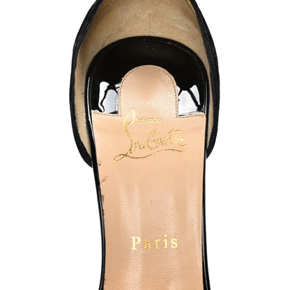 Christian Louboutin Patent Tartaruga Uptown 100 Pumps 41 Version Testa Di Moro 9 of 13