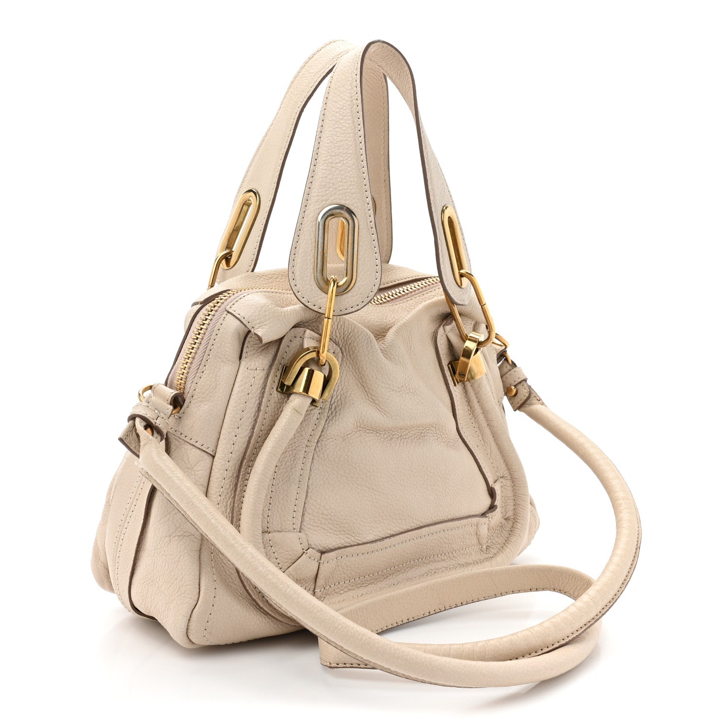 Chloe Calfskin Mini Paraty Beige 3 of 15