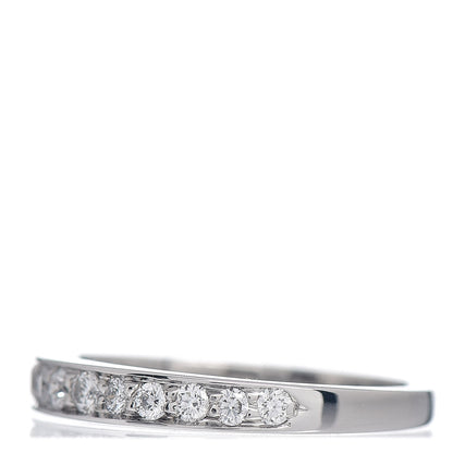 Tiffany Platinum Diamond .25ctw Half Circle Wedding Band Ring 49 5 3 of 5