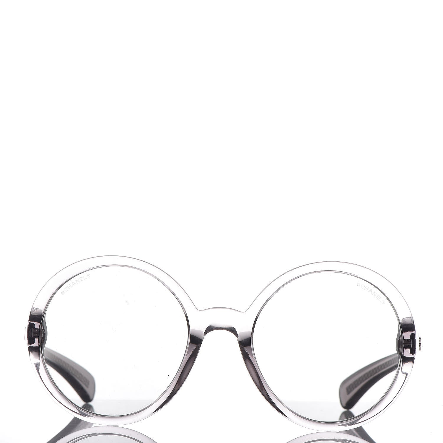 Chanel Acetate Round Sunglasses 4220 Grey 2 of 7