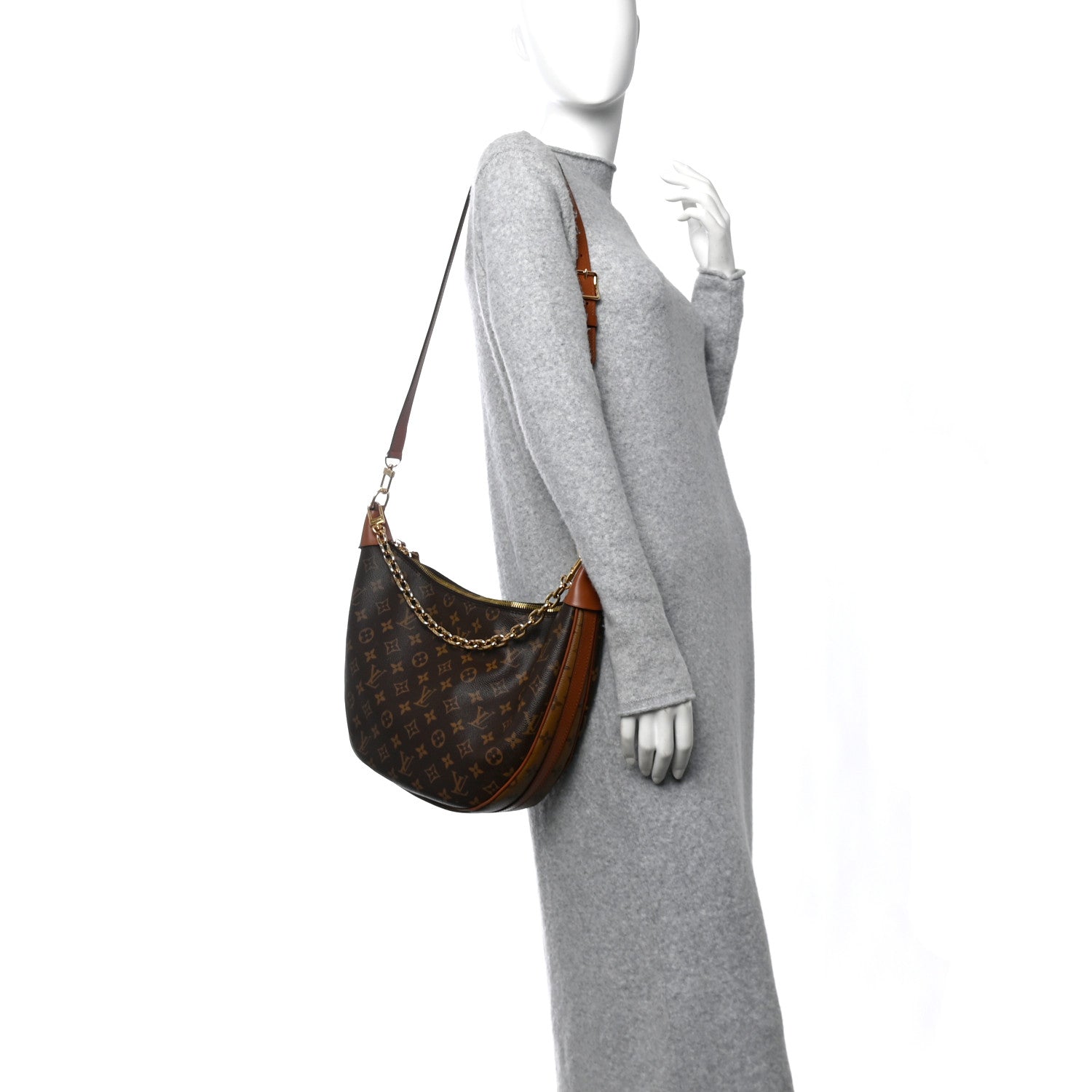 Louis Vuitton Reverse Monogram Loop Hobo 3 of 10