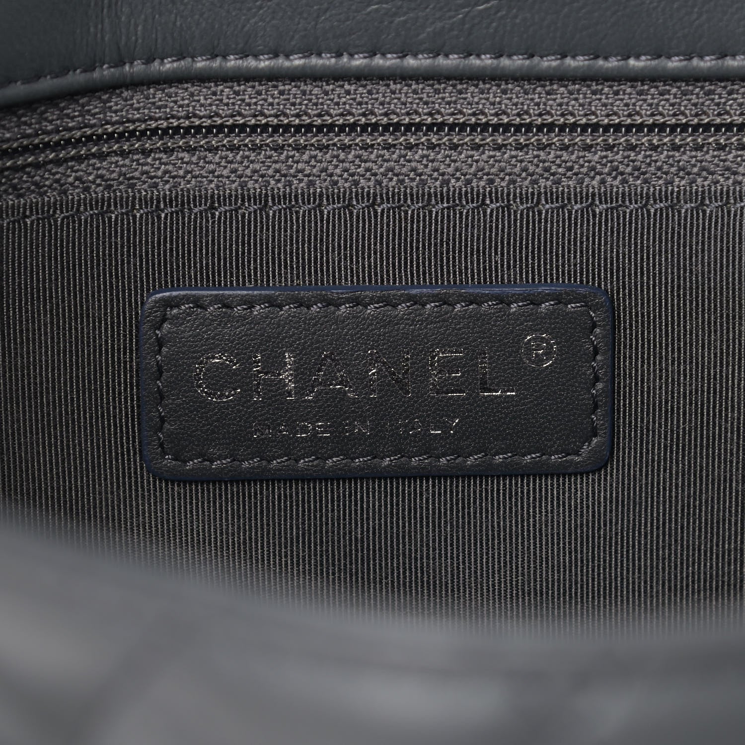 Chanel Lambskin Quilted Jumbo Multi Flap Bag Dark Grey 5 of 11