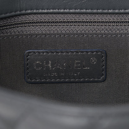 Chanel Lambskin Quilted Jumbo Multi Flap Bag Dark Grey 5 of 11