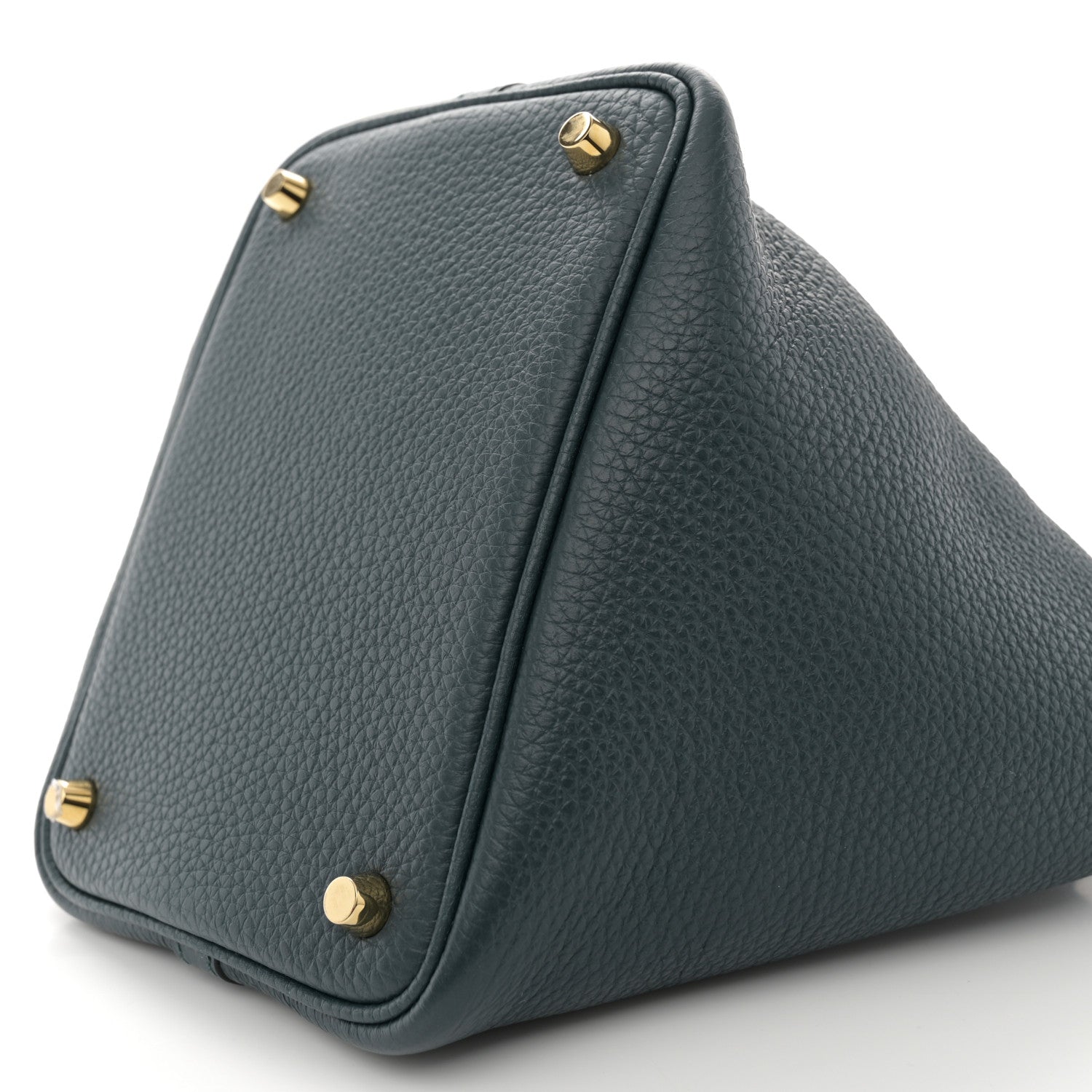 Hermes Taurillon Clemence Picotin Lock 18 PM Vert Cypress 10 of 11