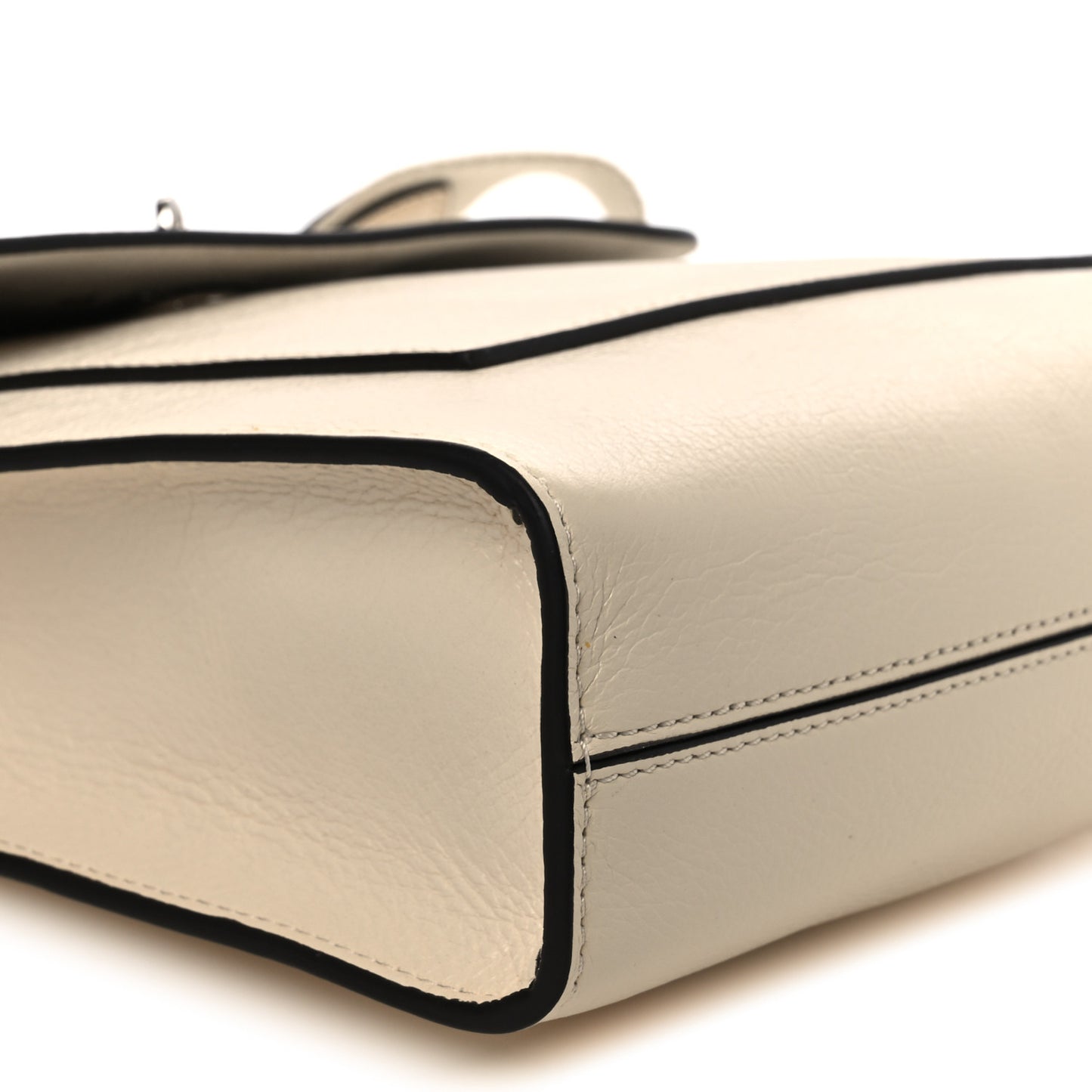 Grain Calfskin Small New Antony Messenger Crossbody Eggshell