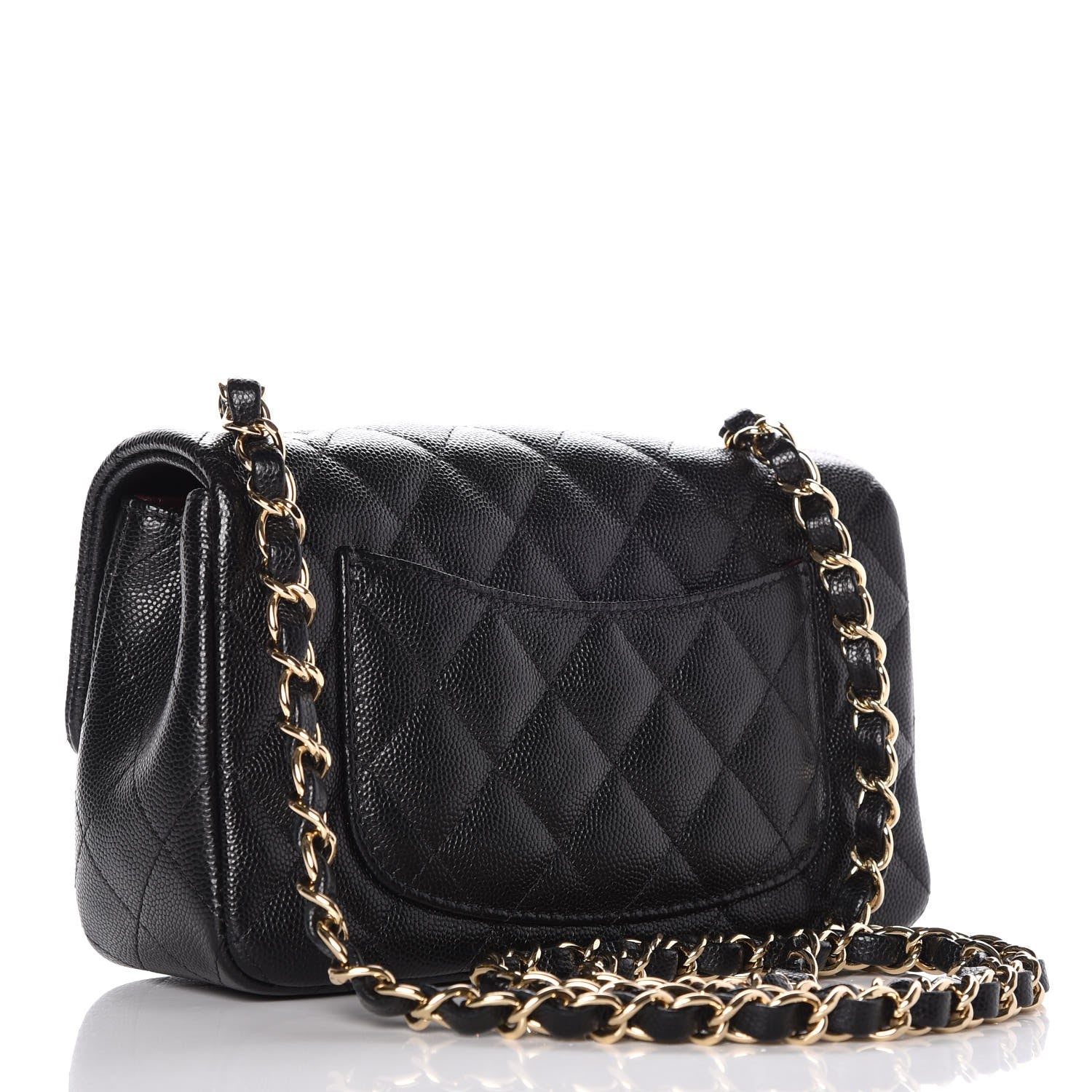 Chanel Caviar Quilted Mini Rectangular Flap Black 3 of 8