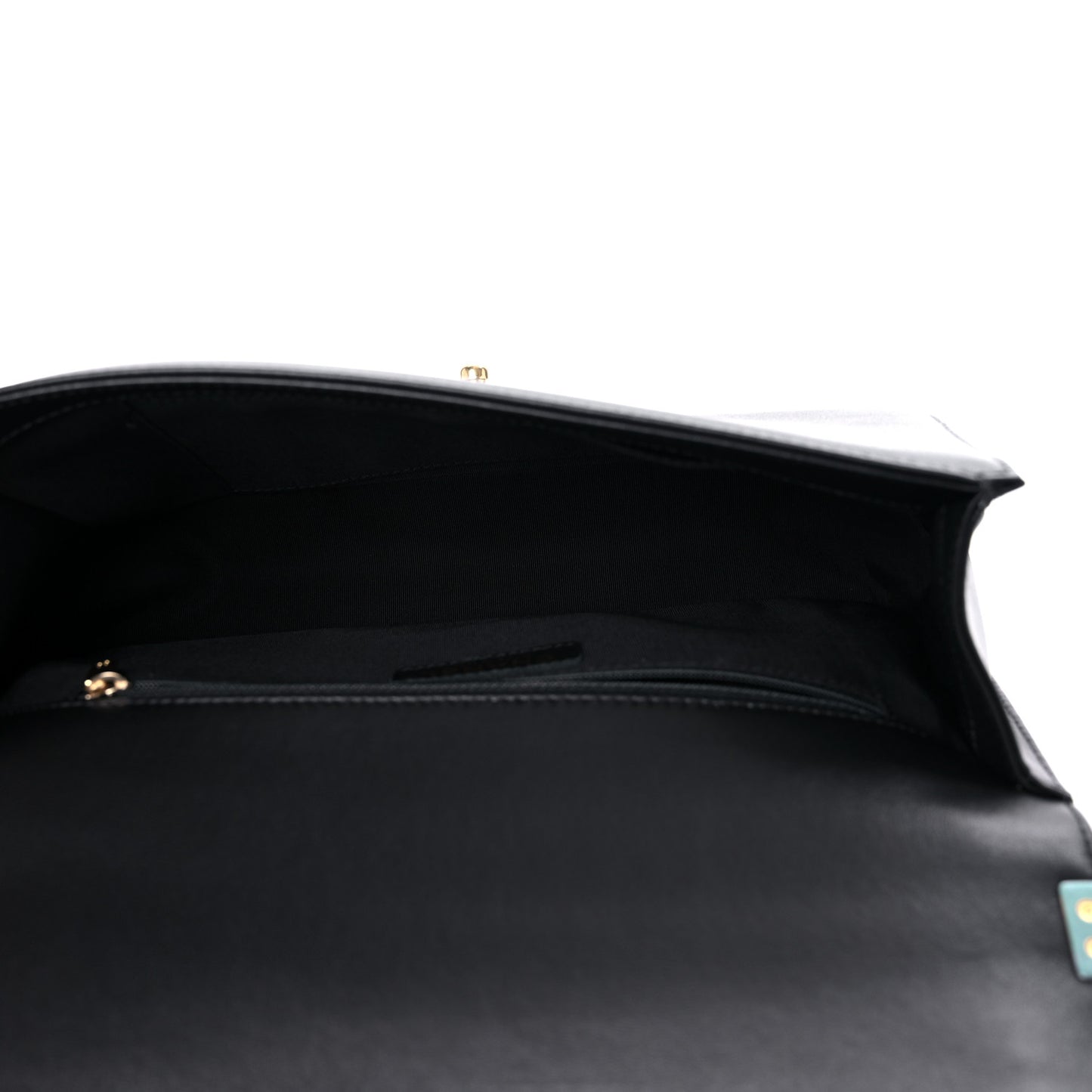 Lambskin Quilted New Medium Boy Flap Black