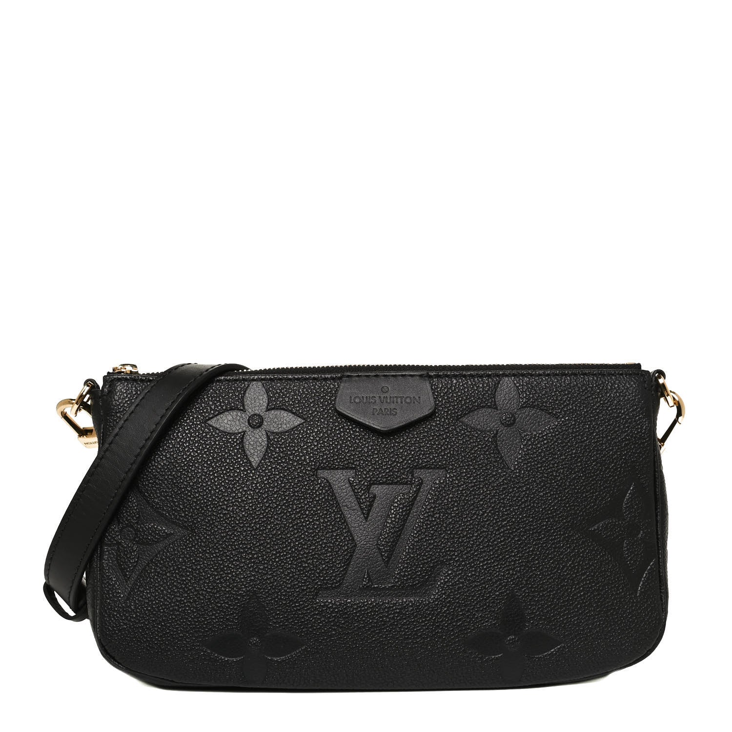 Louis Vuitton Empreinte Monogram Giant Multi Pochette Accessories Large Pochette Black 1 of 10