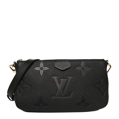 Louis Vuitton Empreinte Monogram Giant Multi Pochette Accessories Large Pochette Black 1 of 10