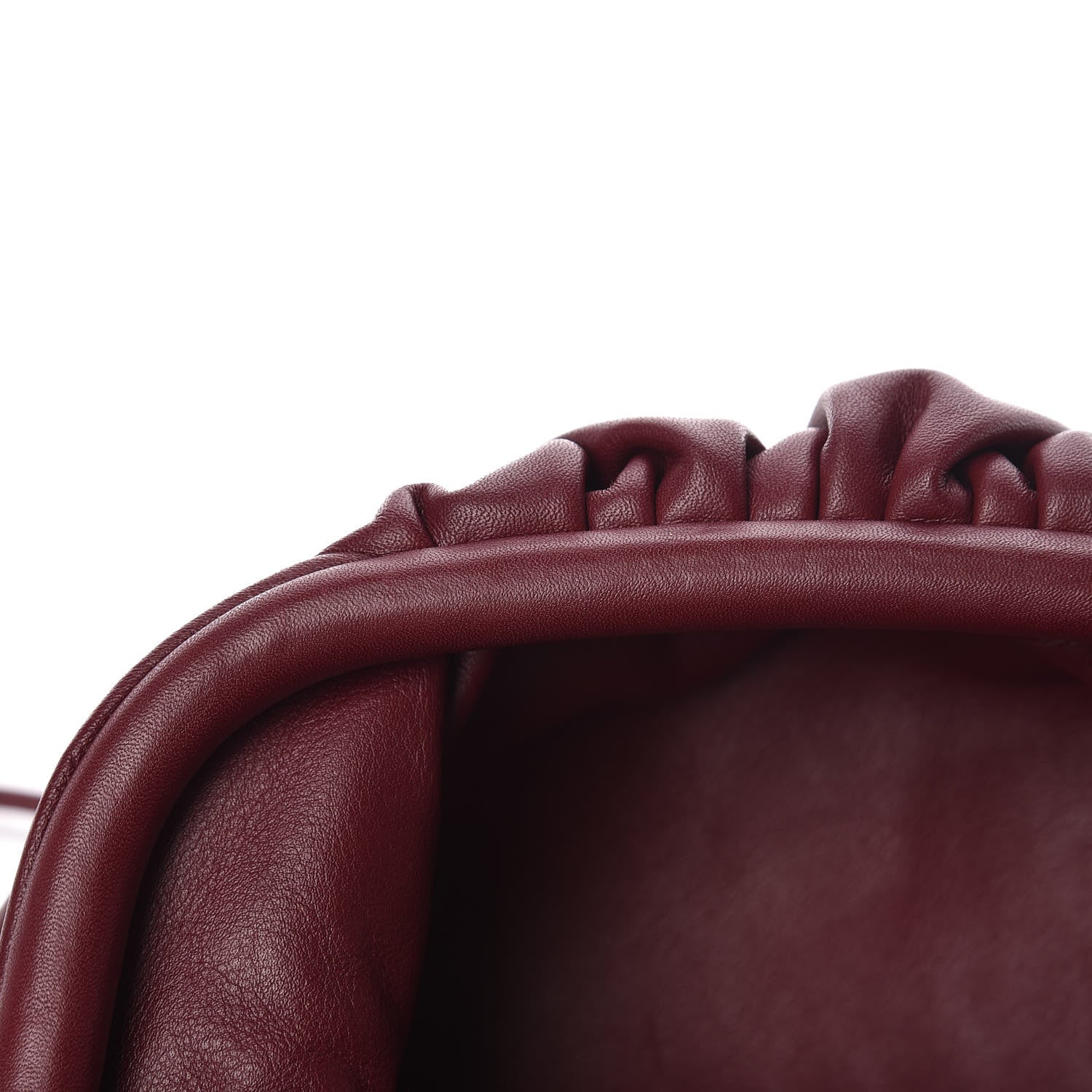 Bottega Veneta Butter Calfskin The Mini Pouch Bordeaux 10 of 11