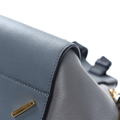 Loewe Grained Calfskin Small Hammock Shoulder Bag Blue Grey 11 of 14