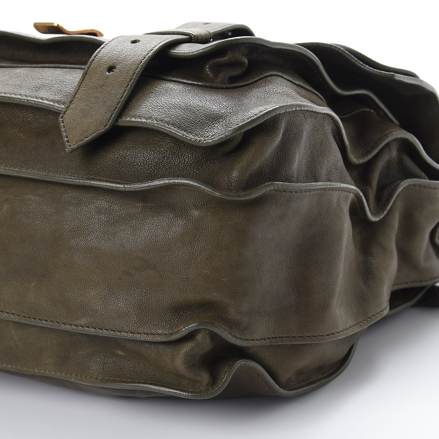 Lambskin Large PS1 Satchel Military