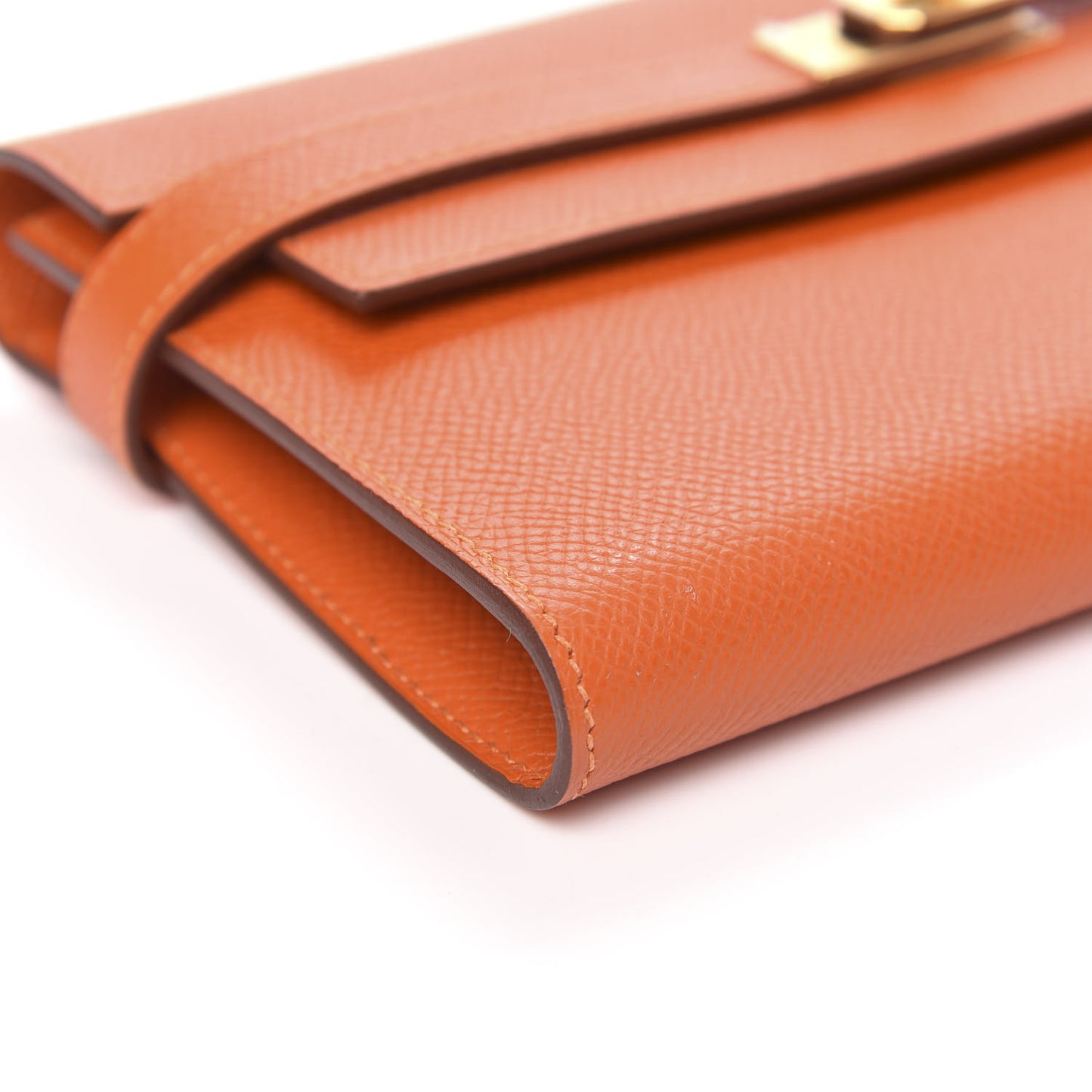 Epsom Kelly Longue Wallet Orange