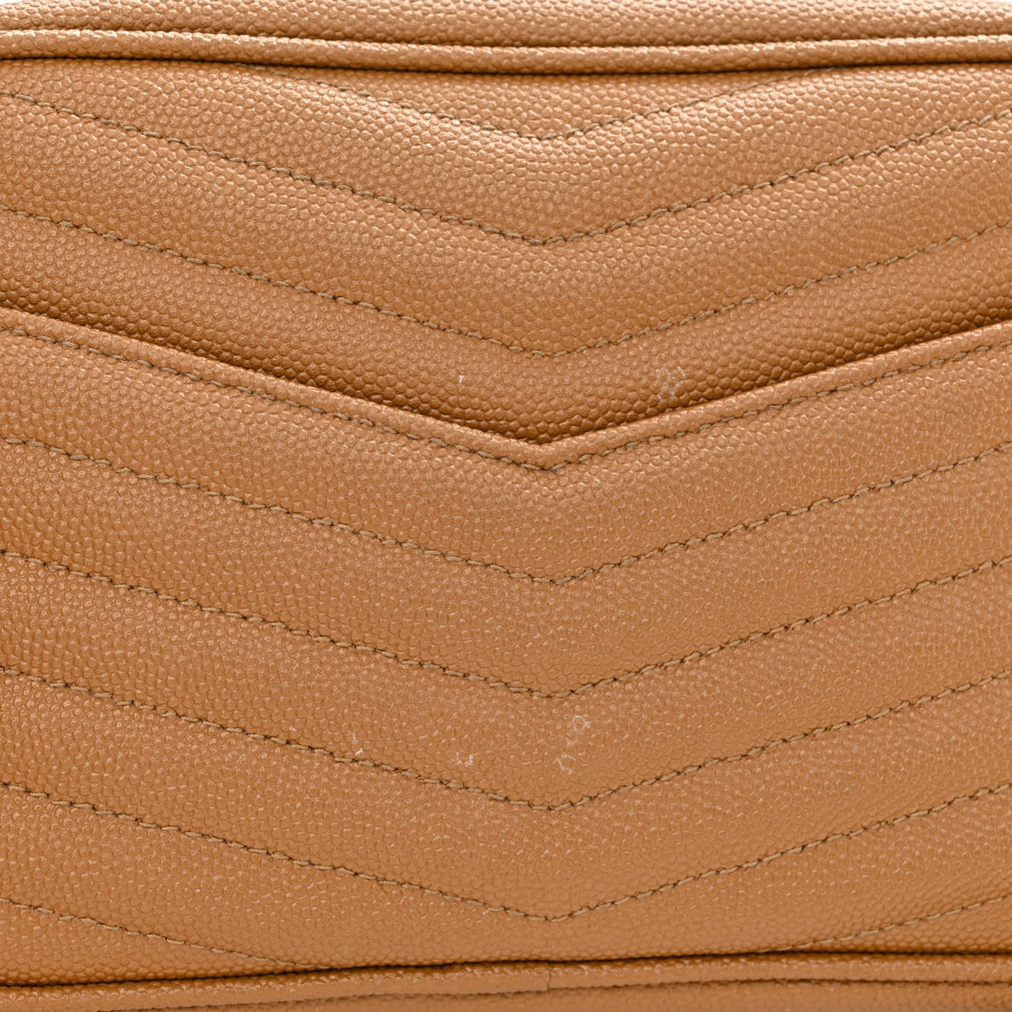 Grain De Poudre Matelasse Monogram Mini Lou Camera Bag Dark Natural