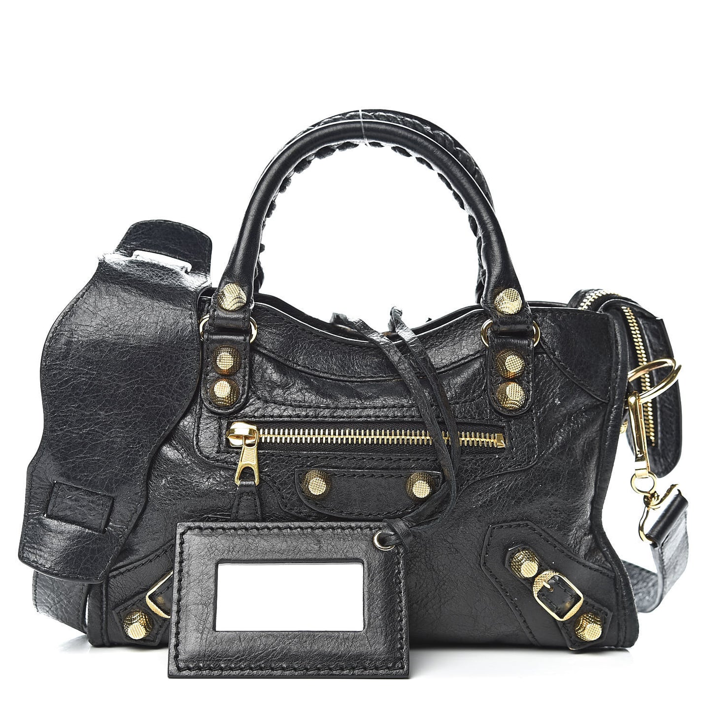 Agneau Giant 12 Gold Hardware Mini City Black