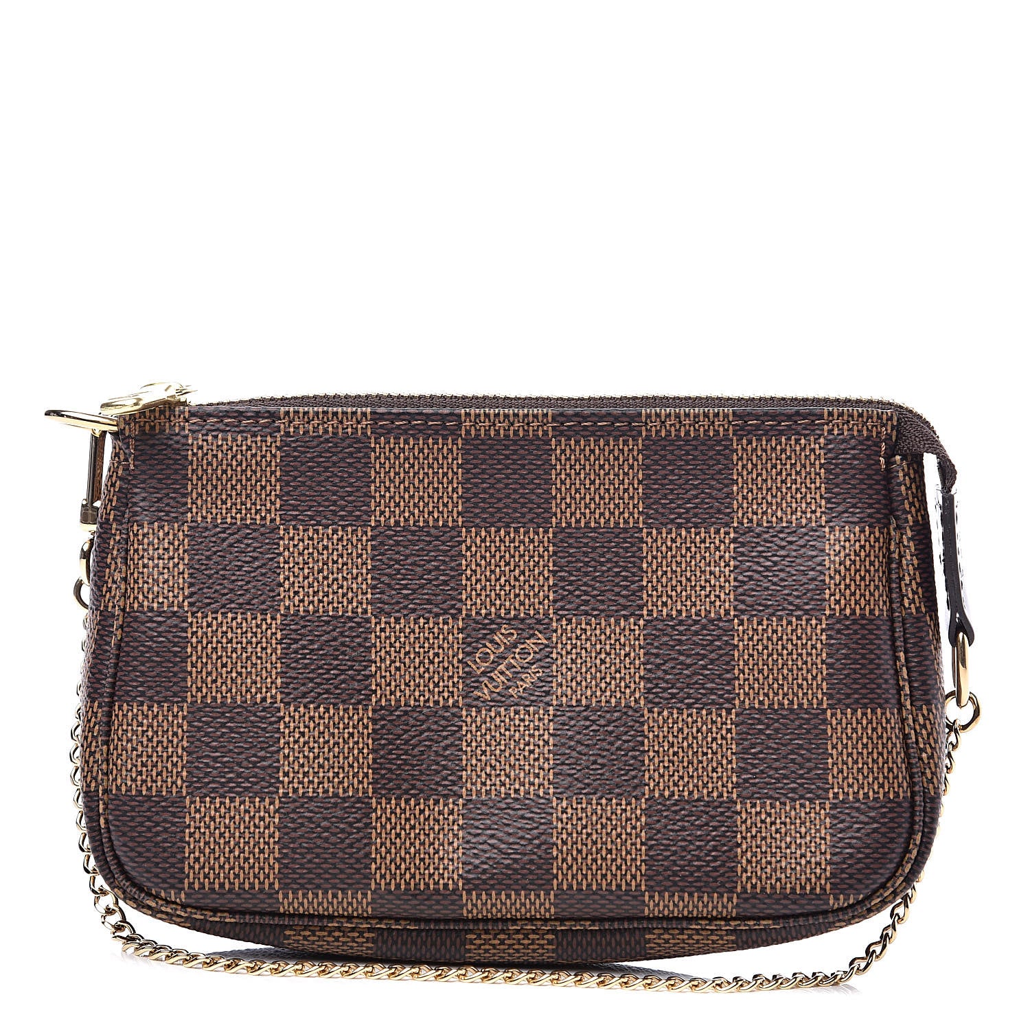 Louis Vuitton Damier Ebene Mini Pochette Accessories 1 of 10