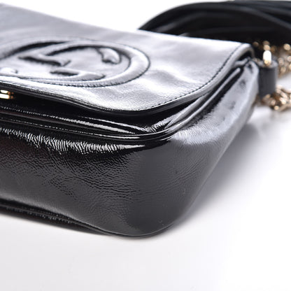 Gucci Vernice Naplack Small Soho Flap Crossbody Black 12 of 12