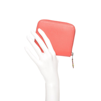 Hermes Epsom Silk'in Compact Wallet Rose Jaipur 2 of 9