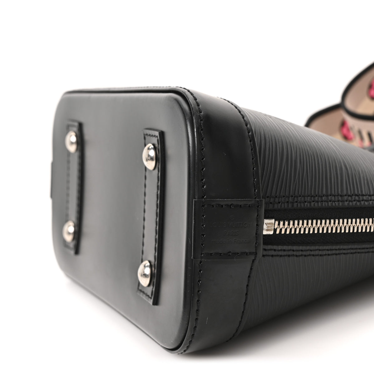 Louis Vuitton Epi Jacquard Alma BB Black 9 of 9