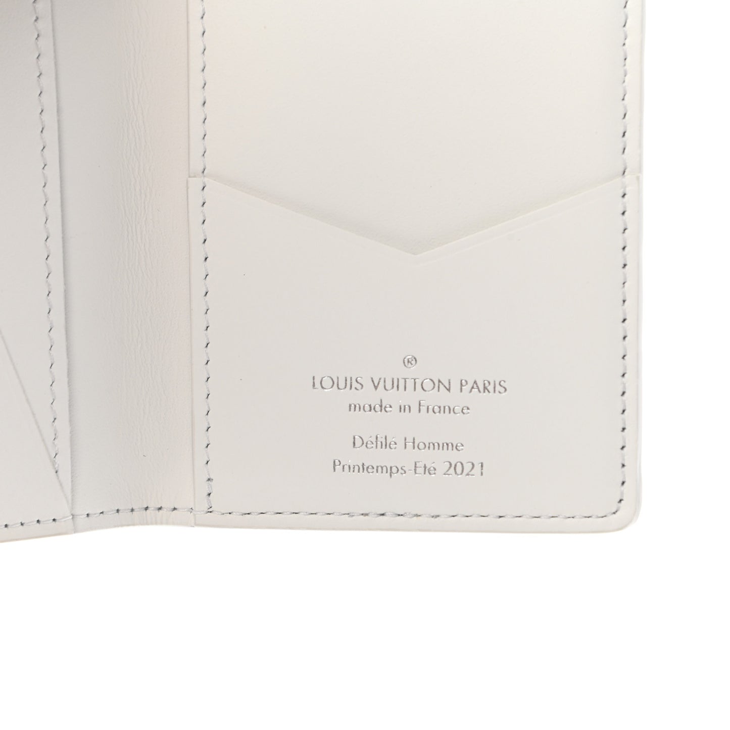 Taurillon Monogram LV Friends Pocket Organizer White