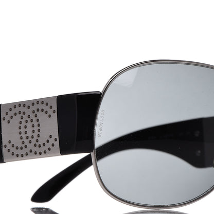 Chanel CC Sunglasses 4154 Silver Black 8 of 9